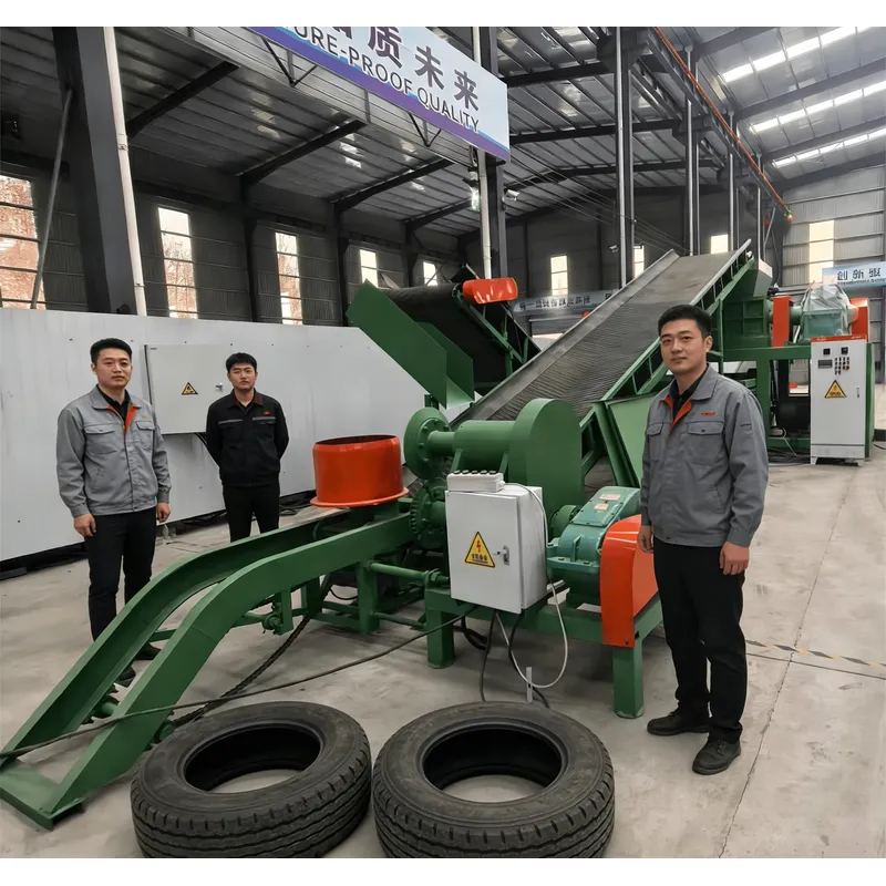 Heavy Equipment Tires - Crusher Industrial Tire Shredding Machine /