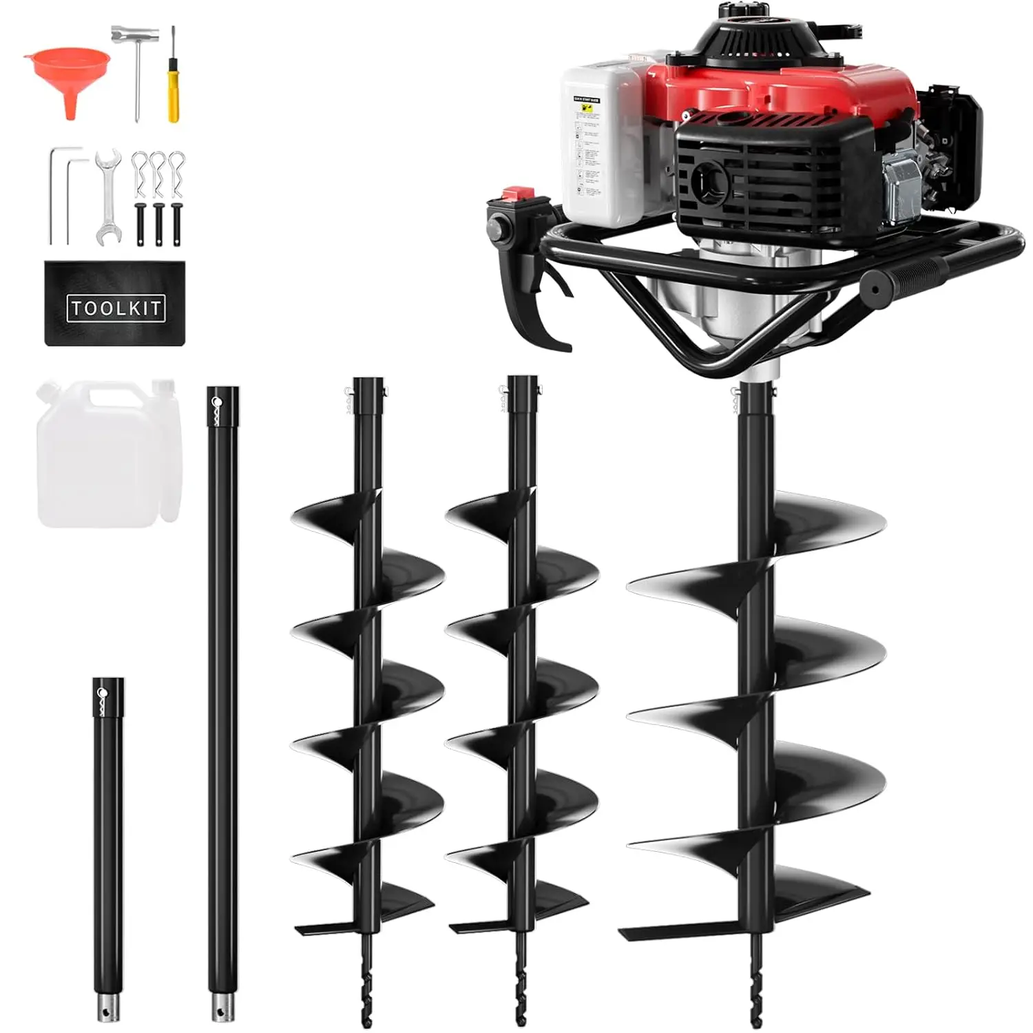 Post Hole Digger - New Best Deal US Shipping 4-Stroke