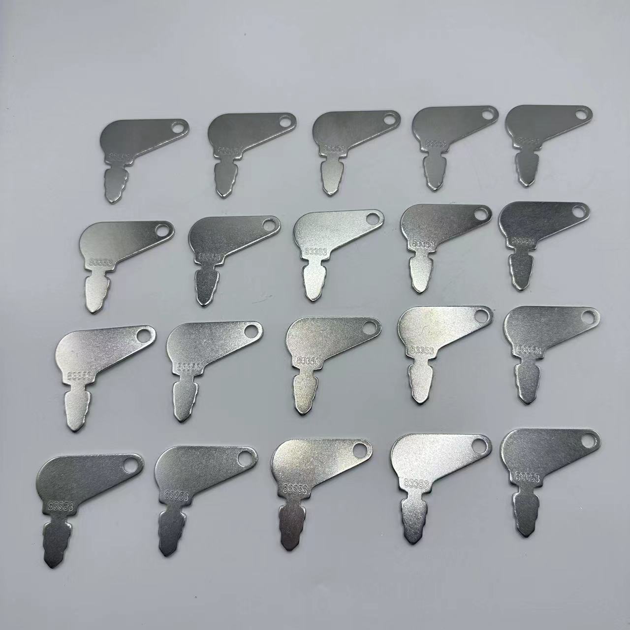 Heavy Equipment Key Set - 20PCS Keys for Kubota Construction Ignition/Heavy