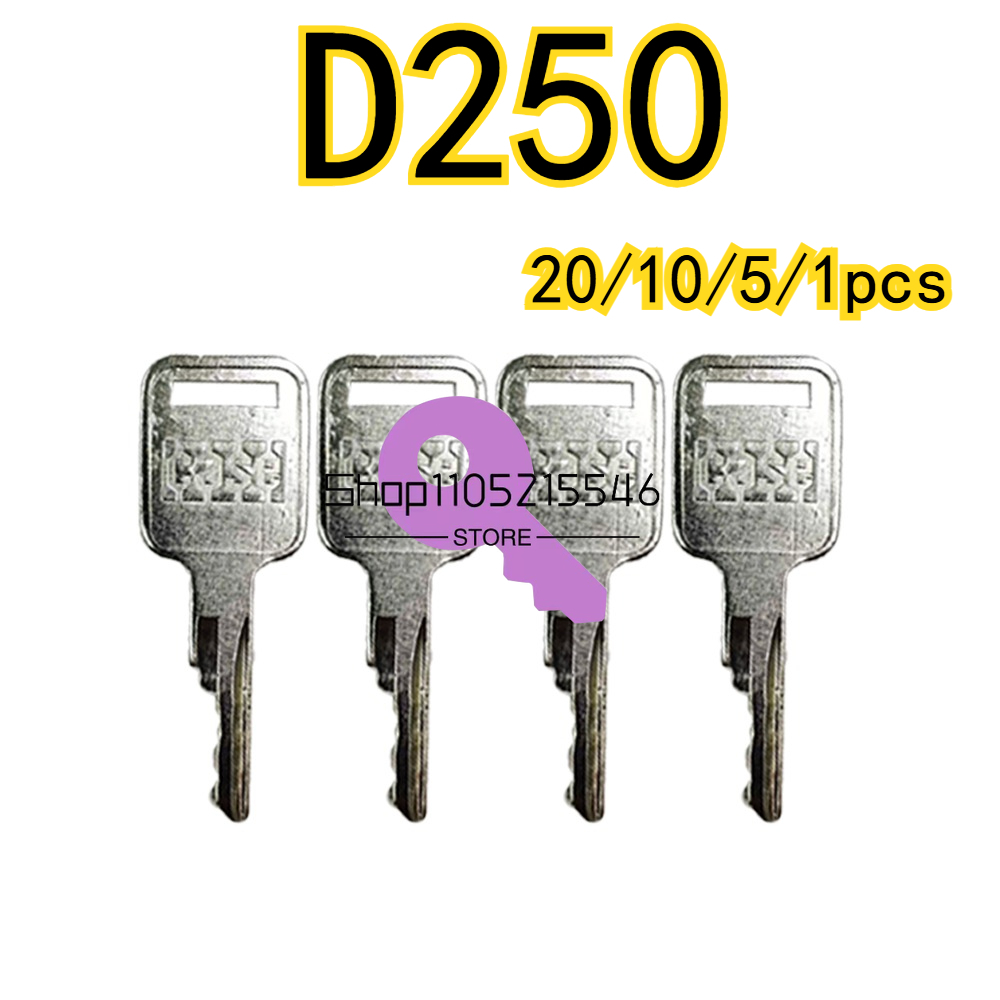 Brand Heavy Equipment - 20/10/5/1pcs Brand New D250 Keys Fit