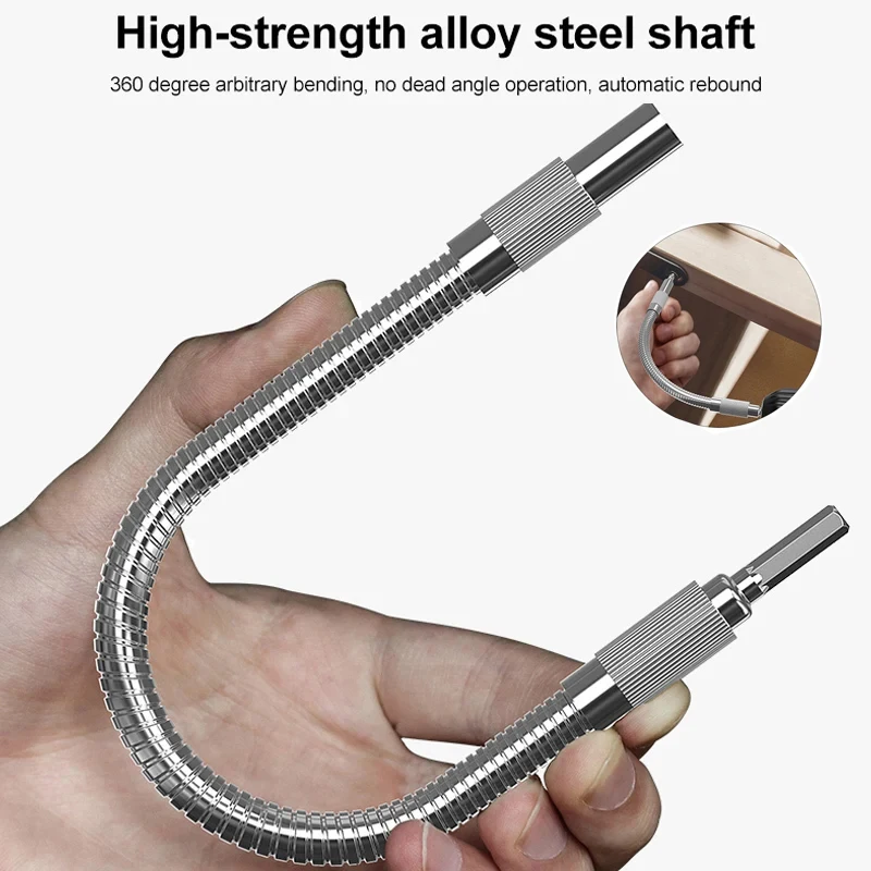 Magnetic Drill Press - Flexible Drill Bit Extension Flex Shaft