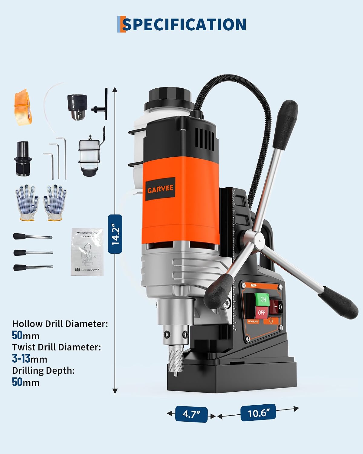 1650W Magnetic Drill Press – 1 - Magnetic Drill Press review and price