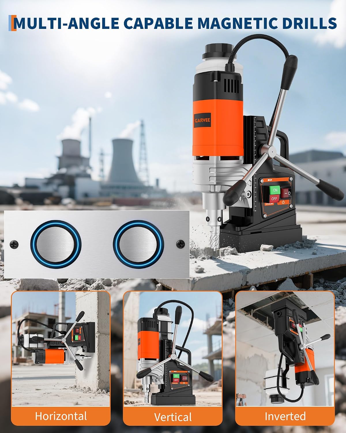 1650W Magnetic Drill Press – 1 - Magnetic Drill Press review and price