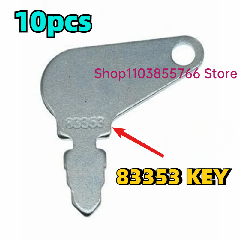 10PCS  83353 Keys For Kubota C - Heavy Equipment Key Set review and price