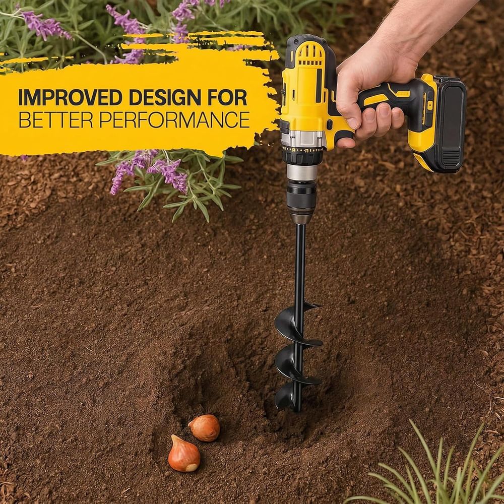 Garden Auger Drill Bit or Plan - Post Hole Digger review and price
