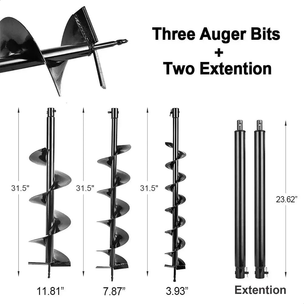 -72cc Post Hole Digger 2-Strok - Post Hole Digger review and price