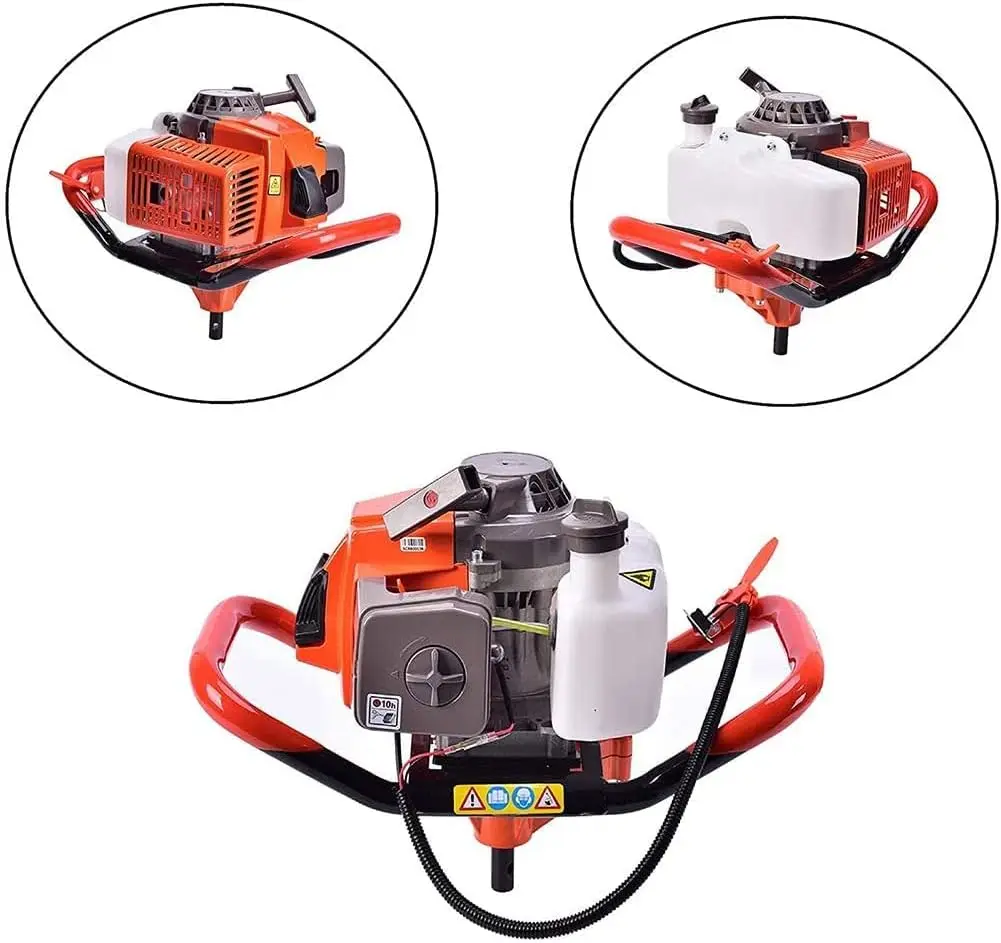 -72cc Post Hole Digger 2-Strok - Post Hole Digger review and price