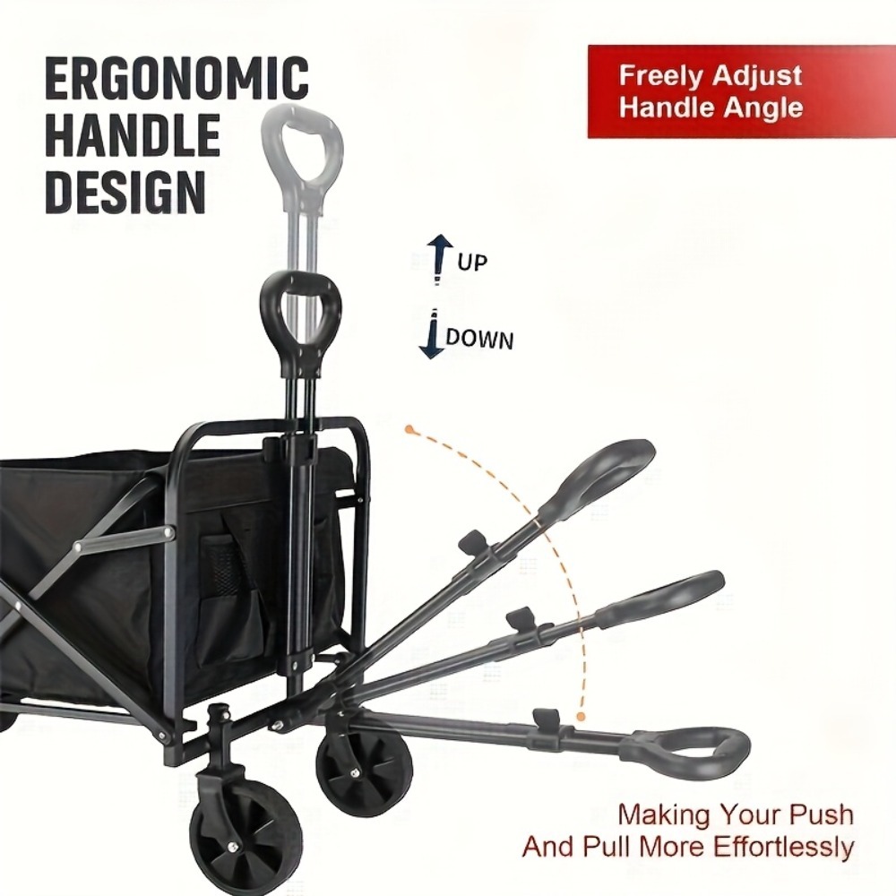 Heavy Duty Foldable Garden Car - Heavy Equipment Tires review and price