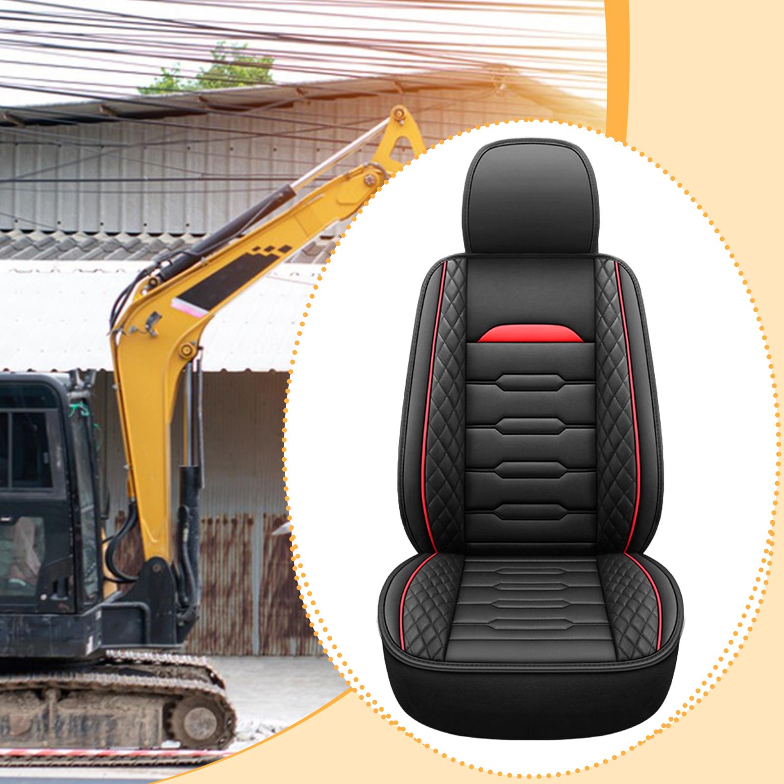PU Leather Excavator Seat Cush - Heavy Equipment Forklift review and price