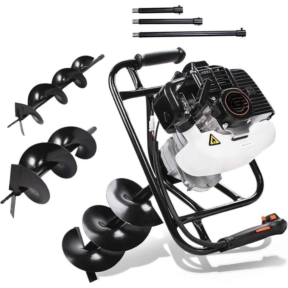 Gas Powered Earth Auger 52cc 1 - Post Hole Digger review and price