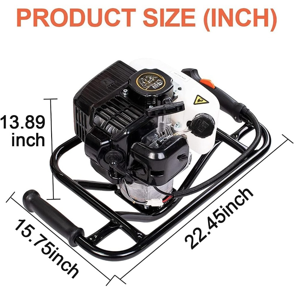 Gas Powered Earth Auger 52cc 1 - Post Hole Digger review and price