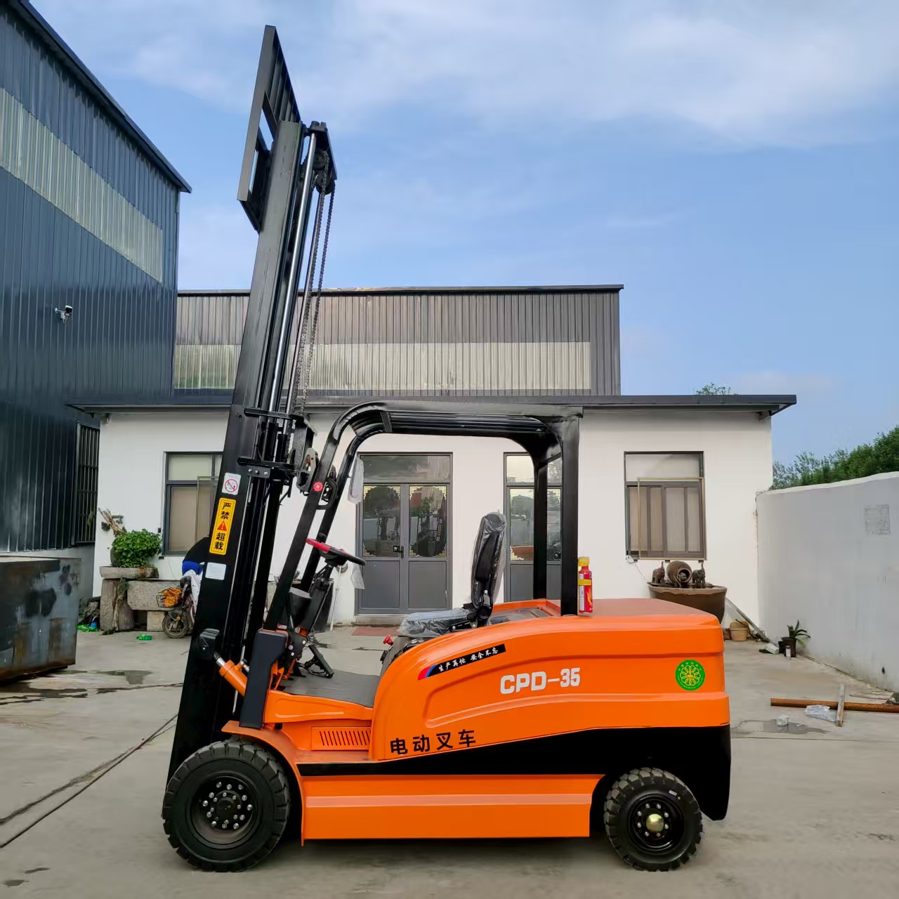 Electric Forklift Pallet Stack - Heavy Equipment Tires review and price