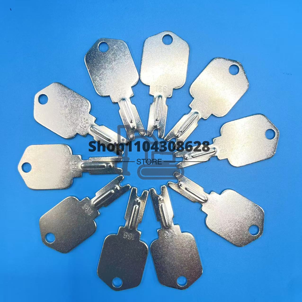10PCS 166 Ignition Keys Forkli - Heavy Equipment Forklift review and price