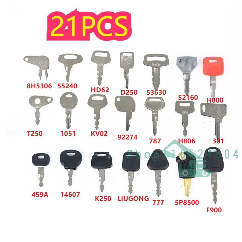 28/21/12Pcs Master Ignition Ke - Heavy Equipment Key Set review and price
