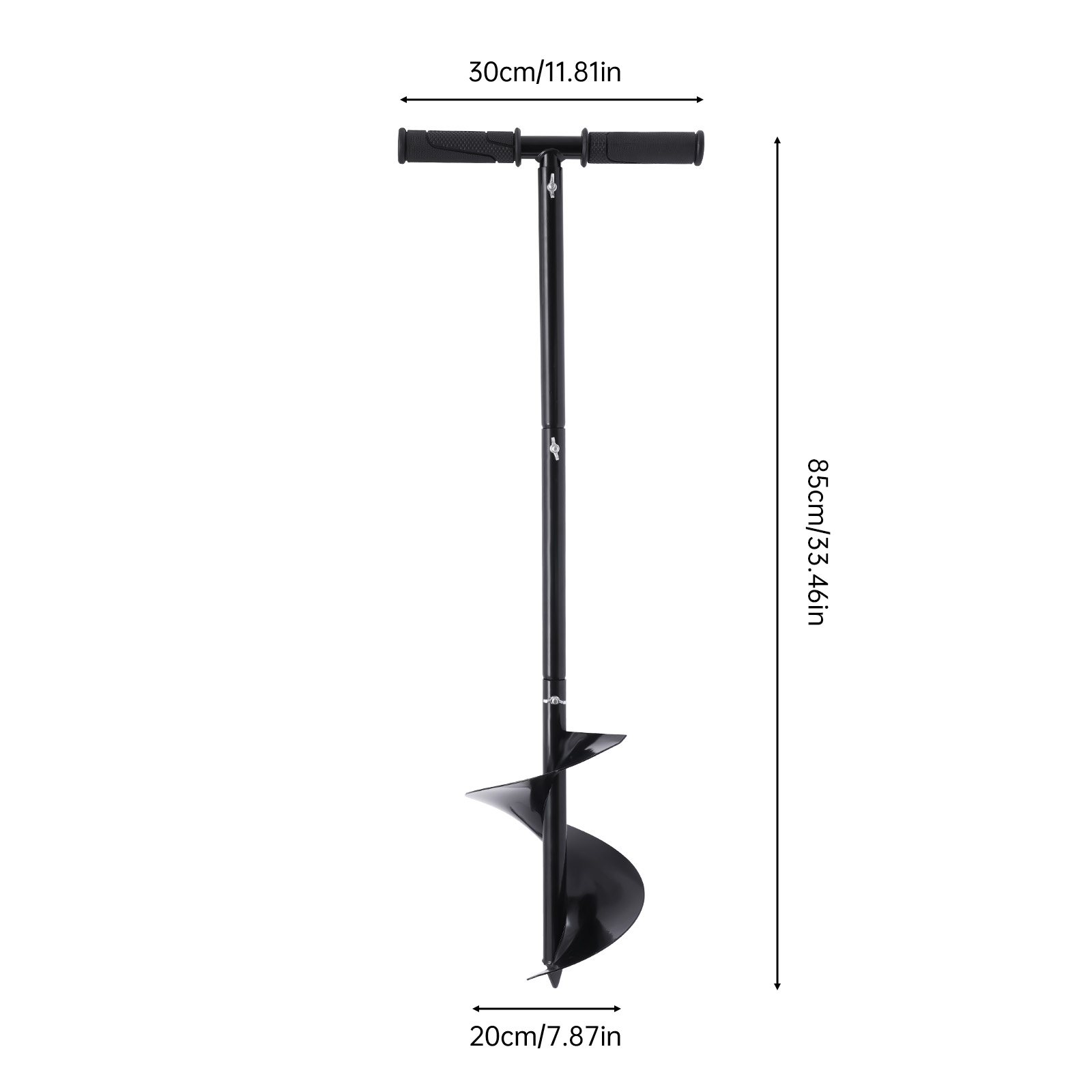 7in Wide Manual Hole Digger -  - Post Hole Digger review and price