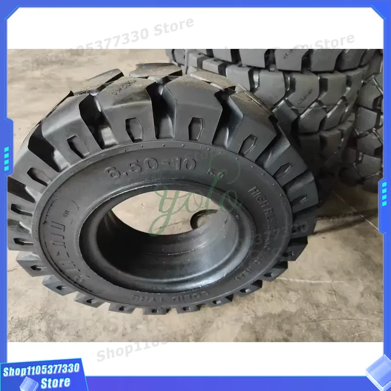 Solid Forklift Tire 6.50-10 7. - Heavy Equipment Forklift review and price