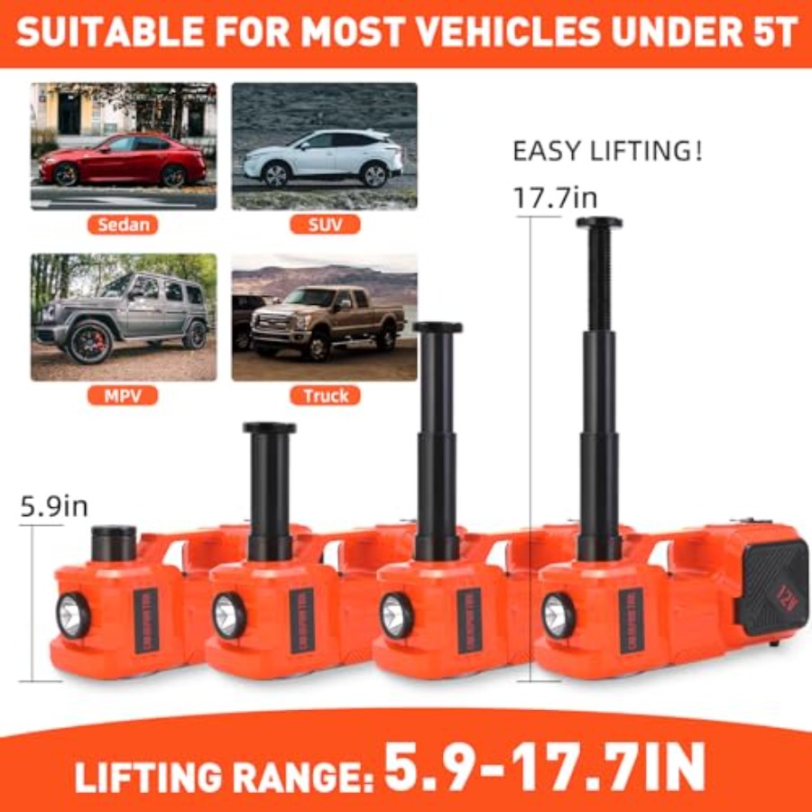 Electric Car Jack Set 5 Ton Hy - Hydraulic Floor Jack review and price