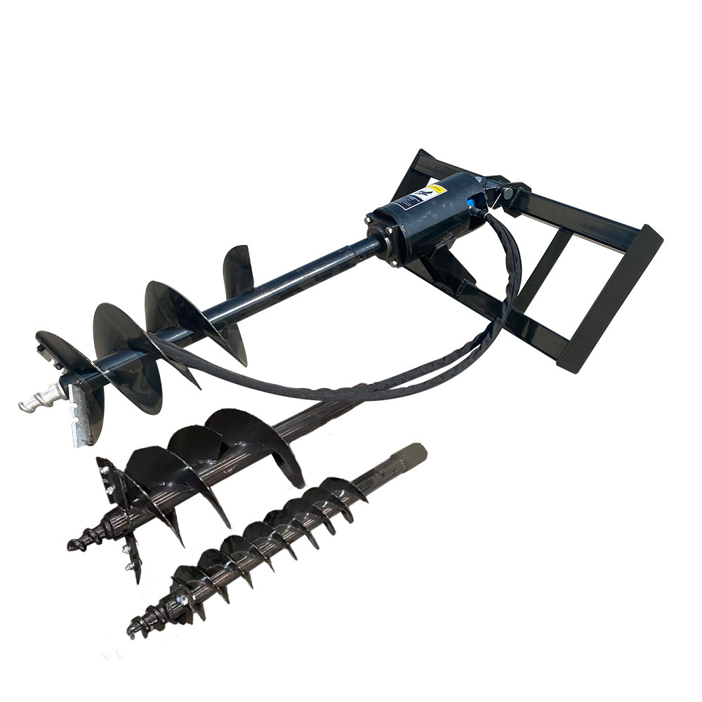 Hydraulic Skid Steer Attachmen - Post Hole Digger review and price