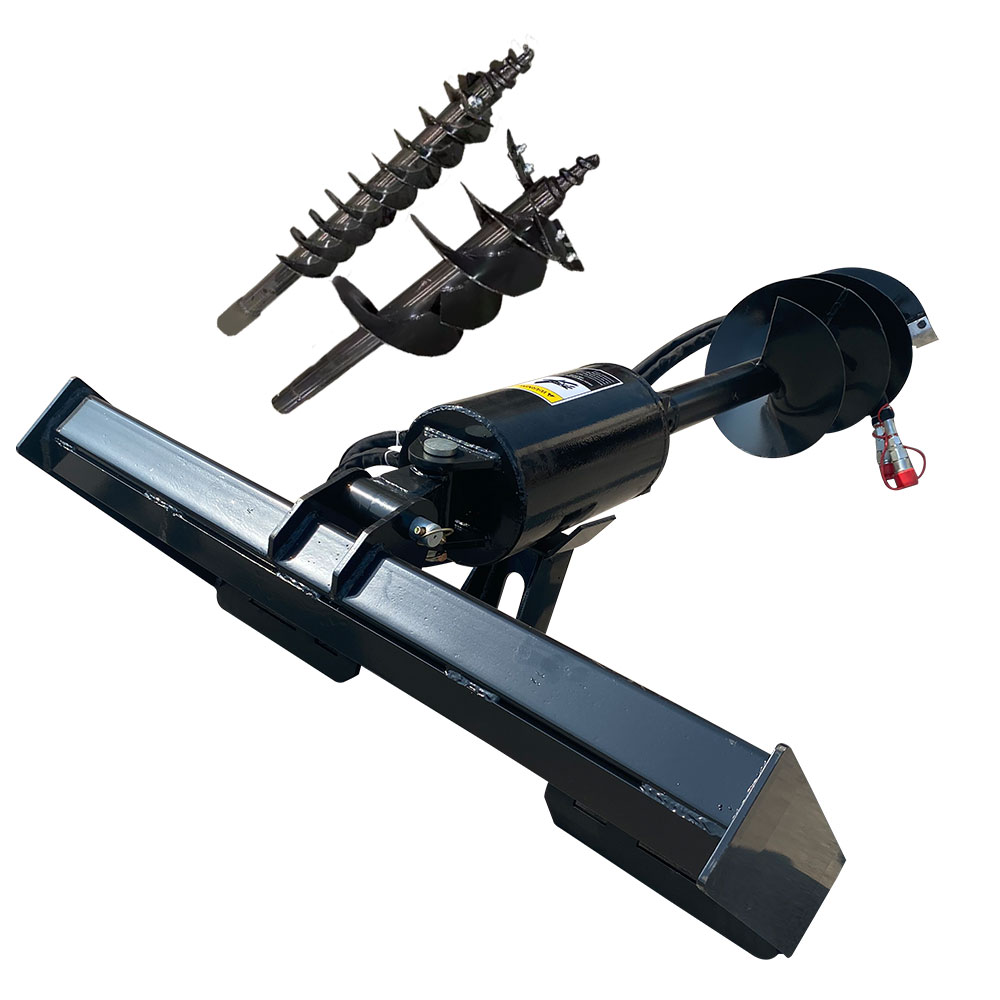 Hydraulic Skid Steer Attachmen - Post Hole Digger review and price