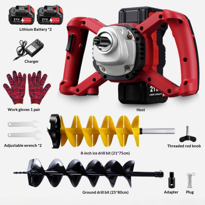 21v Lithium Battery Electric G - Post Hole Digger review and price