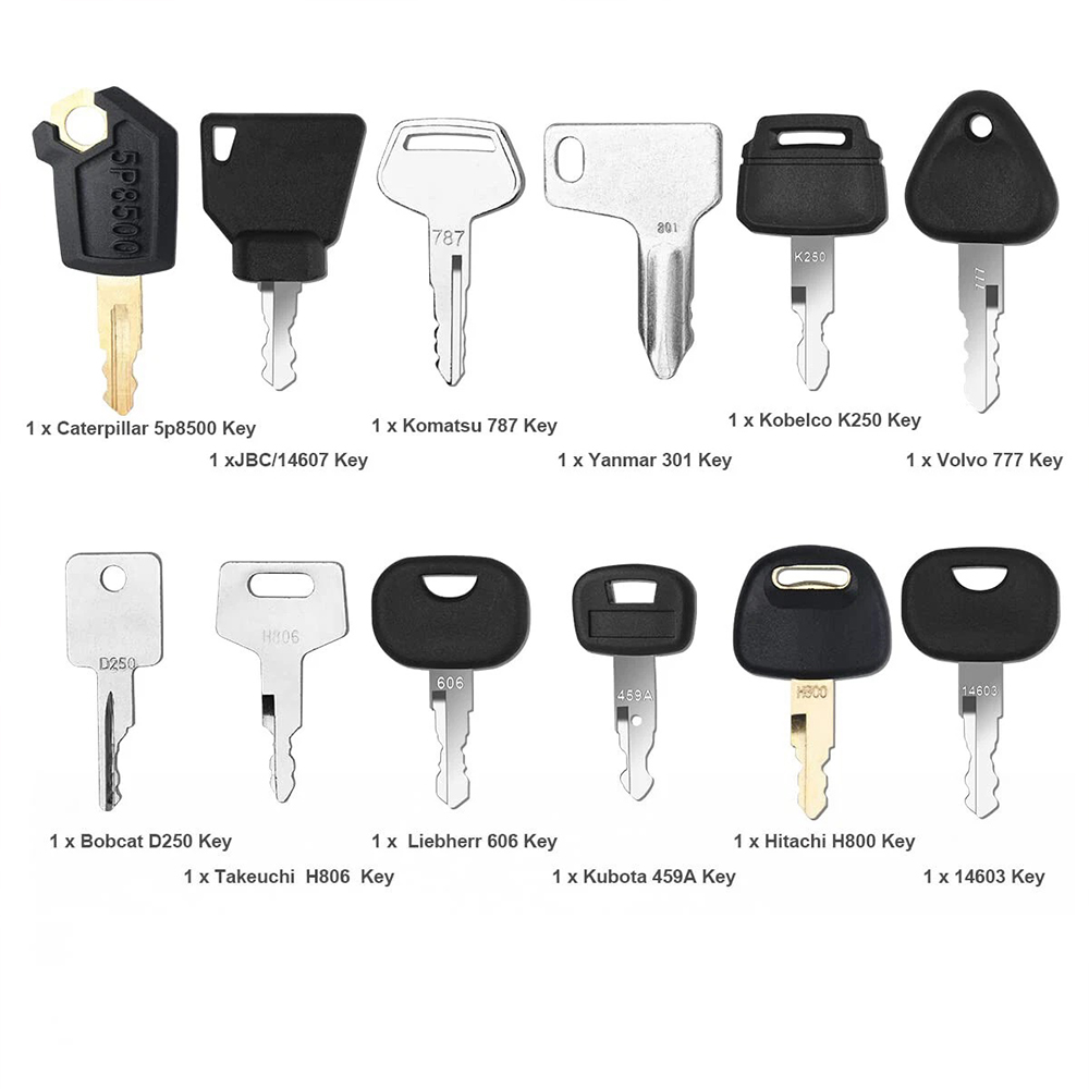 12Pcs Heavy Equipment Construc - Heavy Equipment Key Set review and price