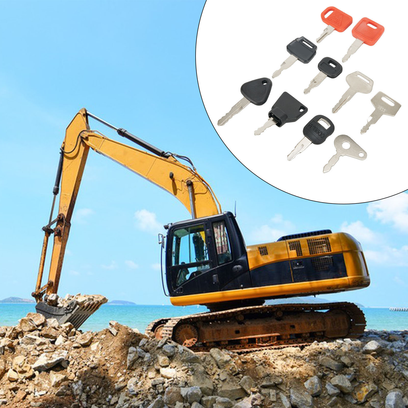 10 KEY SET Master Key Ignition - Heavy Equipment Key Set review and price